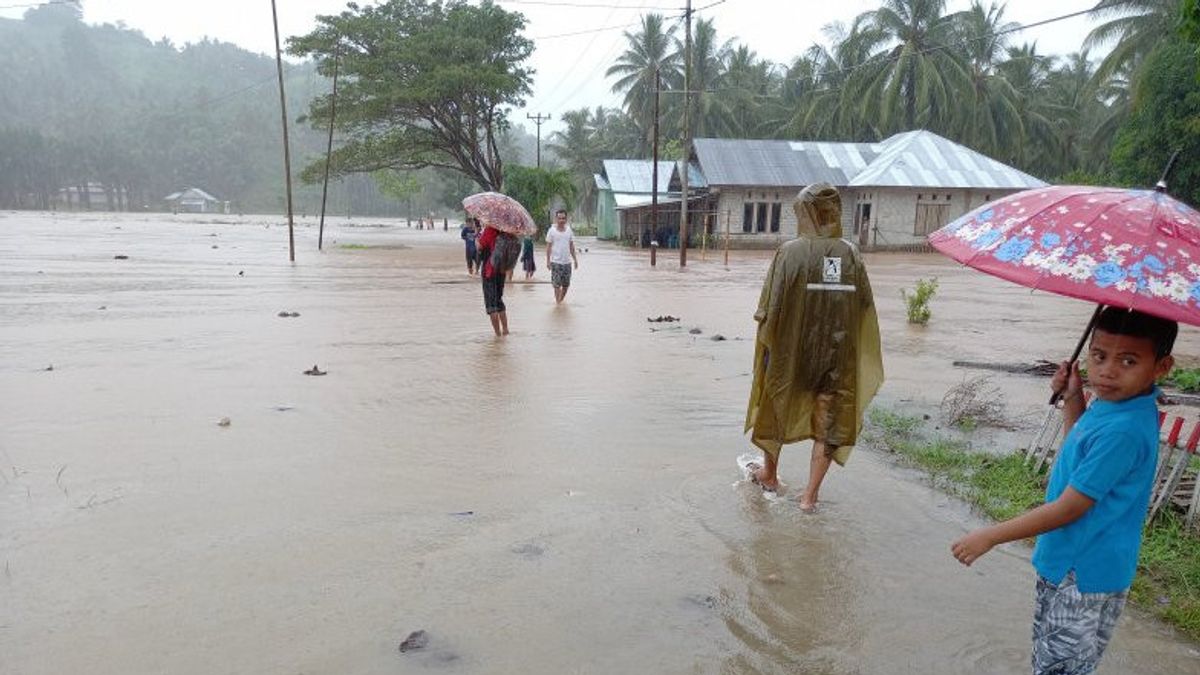 Banjir Gorontalo Utara, Rendam Sejumlah Desa dan Lahan Pertanian