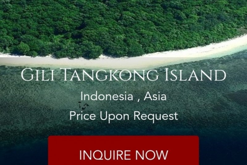 Gili Tangkong Lombok Diduga Dijual Secara Online
