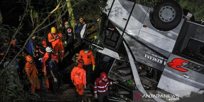 Korban Tewas Kecelakaan Maut Bus di Sumedang Bertambah, Jadi 29 Orang