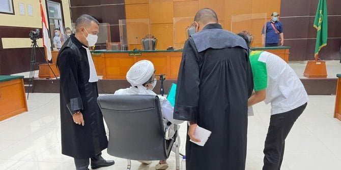 Rizieq Kesal Saat Tanya Saksi Dipotong Jaksa Ini Menyangkut Nasib Saya