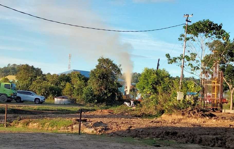 Sumur Minyak Pertamina di Tarakan Keluarkan Semburan Lumpur dan Bau Menyengat