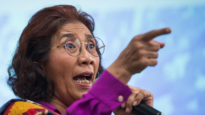 Menteri Trenggono Bertemu Susi Pudjiastuti