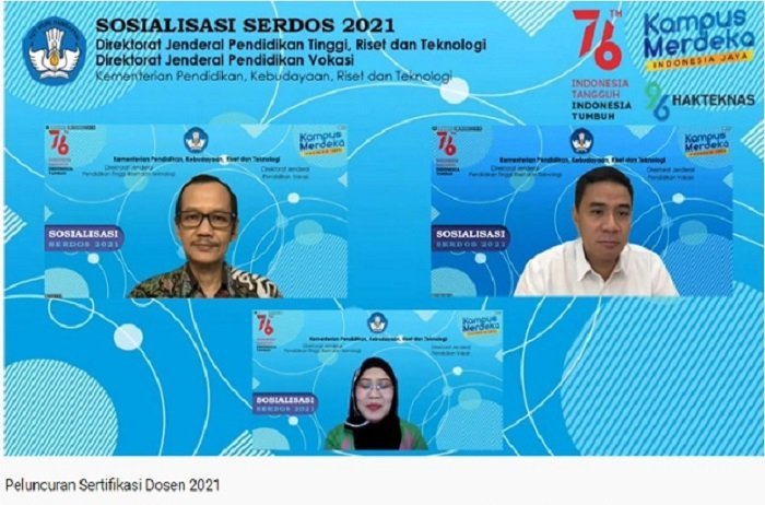 Kemendikbud Ristek Luncurkan Program Sertifikasi Dosen 2021 Lebih Sederhana