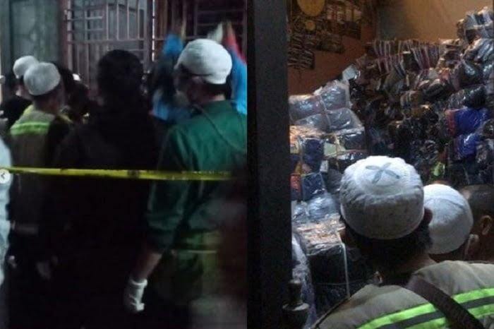 Beredar Video Satu Keluarga Meninggal Tertimbun Pakaian Dagangan