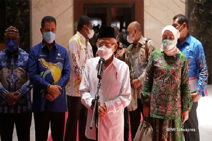 Wapres Ma'ruf Amin Ajak Tokoh Masyarakat Bahas Kemajuan dan Kesejahteraan Papua