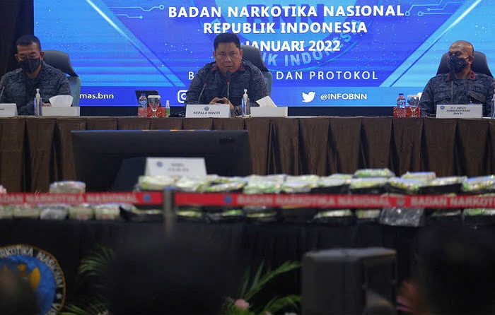 BNN Gagalkan Pengiriman 218,46 Kg Sabu-sabu Lintas Provinsi