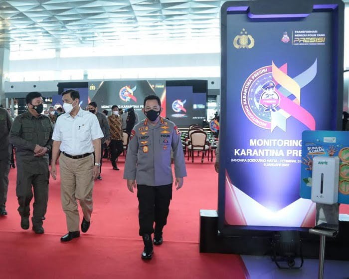 Kapolri Tindaklanjuti Arahan Presiden Awasi PPLN, Launching Aplikasi Monitoring Karantina Presisi