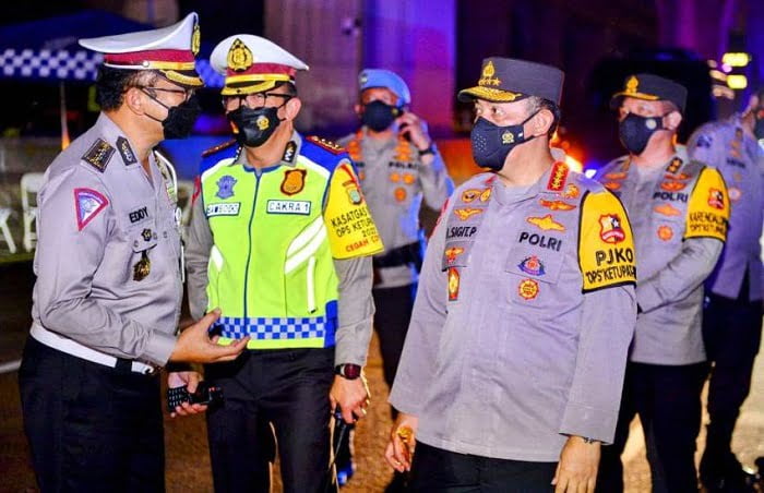 Kapolri Tinjau Langsung Situasi Arus Balik Polisi akan Berikan Pelayanan Maksimal