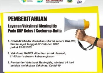 Cara Dapatkan Vaksinasi Meningitis, Salah Satu Syarat Wajib Bagi Jemaah Umrah