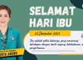 Dalam rangka memperingati Hari Ibu yang jatuh pada Senin, 22 Desember 2025, Ketua Tim Penggerak PKK Kabupaten Kepulauan Anambas, Ny. Sinta Aneng, menyampaikan apresiasi dan penghormatan setinggi-tingginya kepada seluruh ibu atas dedikasi serta peran pentingnya dalam kehidupan keluarga dan masyarakat. Foto : Ist