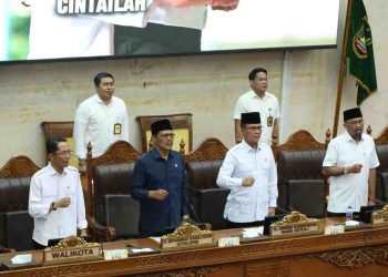 Dewan Perwakilan Rakyat Daerah (DPRD) Kota Batam resmi menutup Masa Persidangan II Tahun Sidang 2026 dan sekaligus membuka Masa Persidangan III dalam rapat paripurna yang digelar pada Rabu (29/4/2026). Foto : Ist