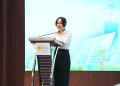 Pelaksana Harian (Plh) Kepala BP Batam, Li Claudia Chandra saat menyampaikan penandatanganan yang dilakukan PLN Batam dan EGSB merupakan suatu langkah strategis. (Ft:Ist)