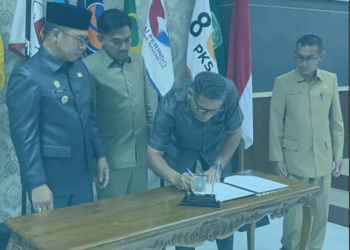 Rian Kurniawan dan dihadiri Bupati dan Wakil Bupati, Forkopimda, pimpinan OPD, tokoh masyarakat, serta undangan lainnya. Foto : Ist