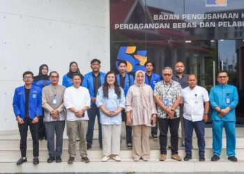 P Batam melalui Anggota/Deputi Bidang Pelayanan Umum, Ariastuty Sirait, menerima audiensi pengurus Pergerakan Mahasiswa Islam Indonesia (PMII) Cabang Batam, Jumat (5/6/2026). Foto:Istimewa