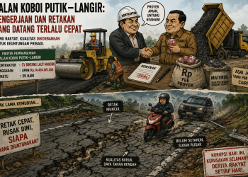 Ilustras: Pembangunan Jalan Putik-Langir Kecamatan Palmatak, Kabupaten Kepulauan Anambas Anggaran APBN Tahun 2025