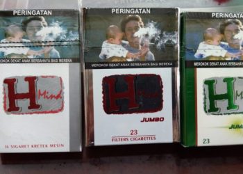 Sejumlah varian rokok H-Mild tanpa pita cukai masih ditemukan beredar di wilayah kota Batam. Peredaran rokok tanpa pita cukai menjadi perhatian karena berpotensi merugikan penerimaan negara dan melanggar ketentuan cukai yang berlaku. Foto:Istimewa