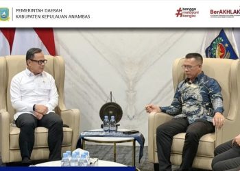 Saat kegiatan audiensi dan koordinasi dengan Wakil Menteri Dalam Negeri Republik Indonesia, Bima Arya Sugiarto, di Kantor Kementerian Dalam Negeri, Jakarta, Senin (20/7/2026).