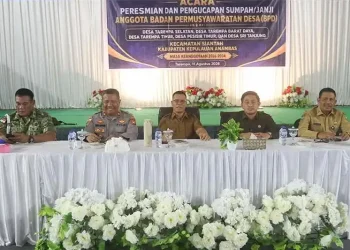 Pelantikan Ketua BPD lima desa di Kecamatan Sintan, kabupaten Kepulauan Anambas